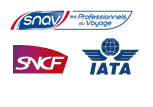 Membre SNAV, SNCF et IATA